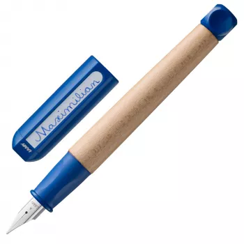 LAMY abc plava nalivpera za djecu, pero za ljevake, ergonomski grip, drvo javora 1216661