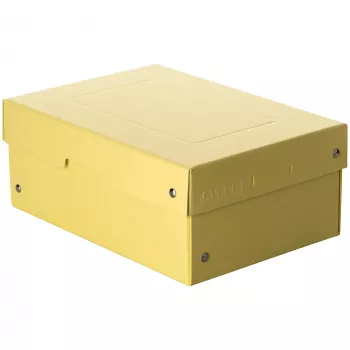 FALKEN PURE Storage Box 1250 Sheets Pastel Yellow 18.0 x 25.0 x 10.0 cm, 1 pc 22001944000F
