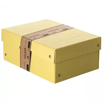FALKEN PURE Storage Box 1250 Sheets Pastel Yellow 18.0 x 25.0 x 10.0 cm, 1 pc 22001944000F