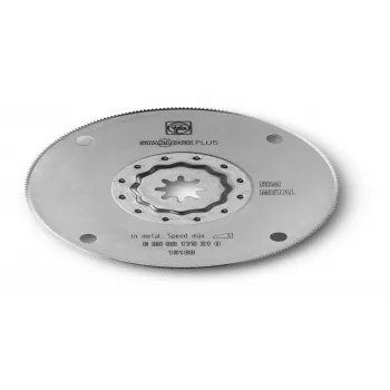 FEIN 63502175210 HSS Segment Saw Blade, StarlockPlus, 100 mm, for Wood, Metal, Plastic, Copper, Putty