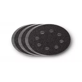 FEIN 115 mm set brusnih ploča čičak, 15-dijelni, granulacije P40/P60/P80, 8 rupa 63717233020