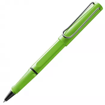 LAMY Safari roller olovka zelena s ergonomskom drškom i metalnom kopčom 1230640
