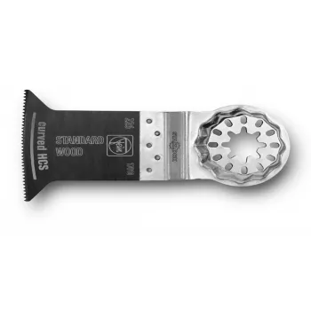 FEIN E-Cut Standard Curved Saw Blade for Wood, Plasterboard and Plastic, 50 mm, Starlock, 1 Piece 63502226210