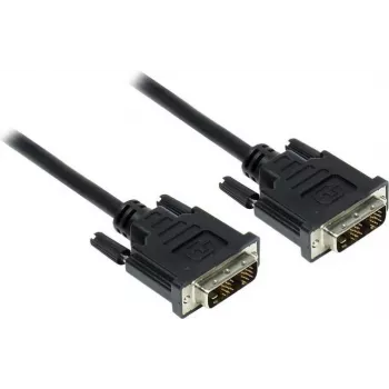 GoodConnections DVI-D Single Link kabel 18+1 utikač na utikač, 1,8m, crni, pozlaćeni, dvostruko oklopljeni, HDCP, 1920x1200 4310-DD2