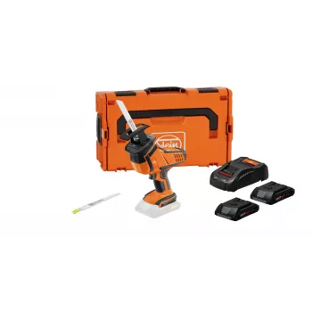 FEIN ASAS 18-21 K AS Set Cordless Reciprocating Saw 18 V 4 Ah with 2 Batteries, Charger and Case 71330162000