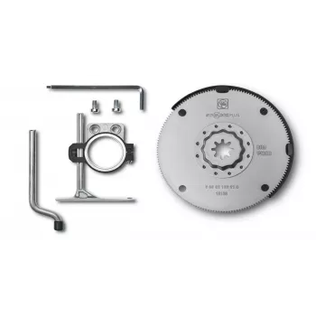 Fein 100 mm HSS Segment Saw Blade Set, 2-Piece, Star-Mount, for MultiMaster and Oscillating Multi-Tools 35222952010
