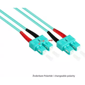 GoodConnections LW-810SC3 OM3 Duplex Multimode optički patch kabel, SC/SC, 50/125, 10 m