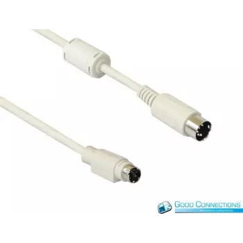Good Connections 4251-STS adapter kabel za tipkovnicu Mini-DIN-6 utikač na DIN-5 utikač