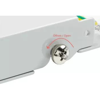 GoodConnections Alcasa GC-N0111 Cat6 oklopljeni RJ45 keystone modul - sivi