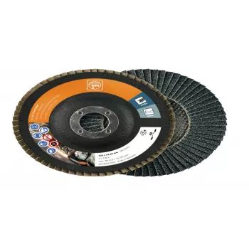 FEIN 63730022010 Flap Disc 125 mm P40 Zirconia Alumina 10-Pack