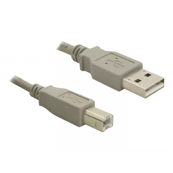 Delock USB 2,0 A muški na B muški upstream kabel, 3 m, crni, 82216