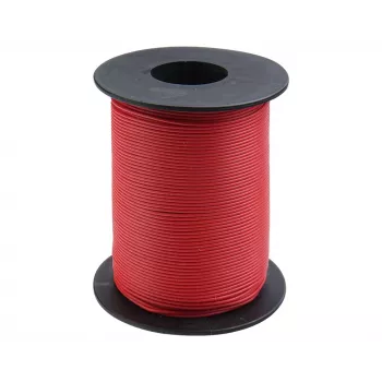 Donau Elektronik 119-10 licnasta instalacijska žica 0,14 mm² crvena 100 m kolut