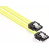 GoodConnections SATA 6 Gb/s Cable with Metal Clip, 0.70 m, Yellow 5047-A07Y