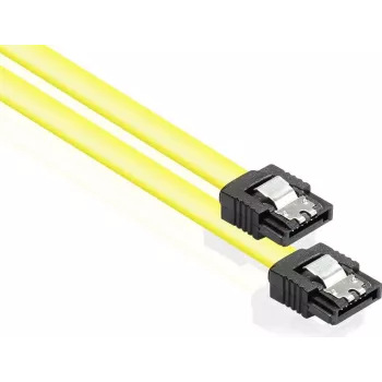 GoodConnections SATA 6 Gb/s kabel s metalnom kopčom, 0,70 m, žuti 5047-A07Y