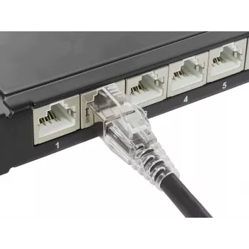 GoodConnections Cat.6A S/FTP patch kabel s RNS® Latch zaštitom, LSZH, 5m, crni 8060-HV050S