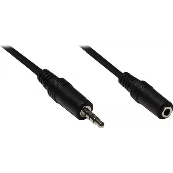 GoodConnections AS-35V3 3,5mm stereo audio produžni kabel, utikač na utičnicu, 3m, crni