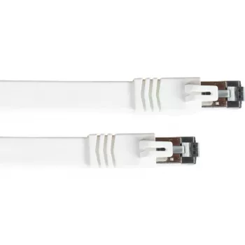 GoodConnections Cat. 8.1 plosnati mrežni kabel U/FTP PiMF LSZH bijeli 0,5m 40Gbps 2000MHz 8080-F005W