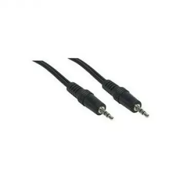 GoodConnections 3,5mm stereo audio kabel utikač na utikač, 1,5m, pozlaćeni, crni (1970-EX)