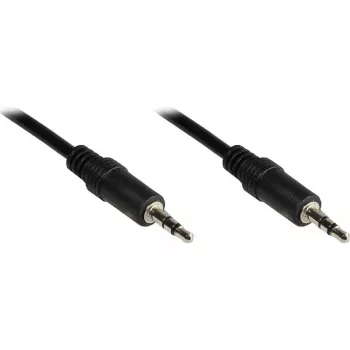 GoodConnections 3,5mm stereo audio kabel utikač na utikač, 1,5m, pozlaćeni, crni (1970-EX)