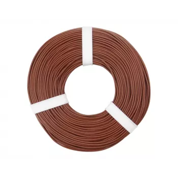 Donau Elektronik 125-058 Stranded Hook-Up Wire 1 x 0.25 mm² Brown 50 m