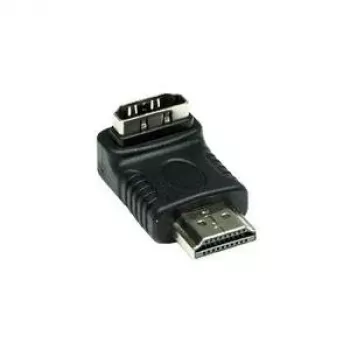 Good Connections HDMI adapter 19-Pin utikač na utičnicu, zakrenut prema dolje, crni (HDMI-FMWU)