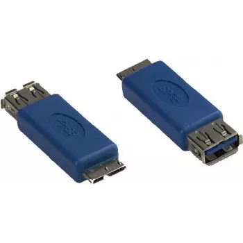 GoodConnections Alcasa USB-AD36 USB Micro-B na USB-A adapter kabel, plavi