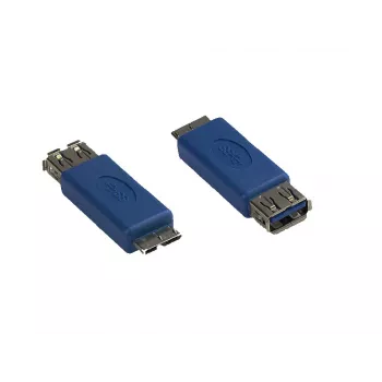 GoodConnections Alcasa USB-AD36 USB Micro-B na USB-A adapter kabel, plavi
