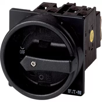 Eaton T0-2-1/EA/SVB-SW 3-Pole Rotary Switch, Black 041246