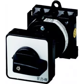 Eaton T0-1-15401/Z 1-Pole Switch, IP65, Black/Silver 048346
