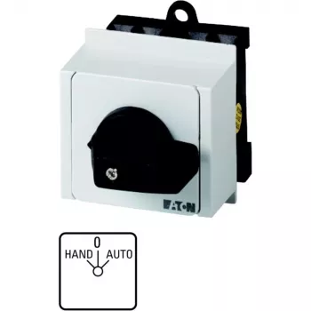 Eaton T0-3-15433/IVS 3-Pole Switch, IP30, Black/White 055467
