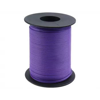 Donau Elektronik 119-16 Stranded Wire 1 x 0.14 mm² Violet 100 m