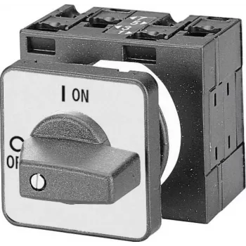 Eaton T0-1-8200/E 20 A 1-Pole 90° Cam Switch, Grey/Black 67352