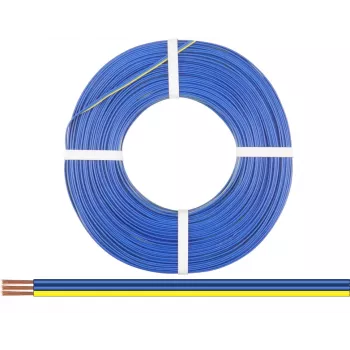 Donau Elektronik 318-223-25 Stranded Wire 3 x 0.14 mm² Blue, Blue, Yellow 25 m