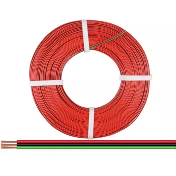 Donau Elektronik 318-014-25 licna 3 x 0,14 mm², crvena, crna, zelena, 25 m