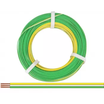 Donau Elektronik 318-354-50 licna 3 x 0,14 mm², žuta, bijela, zelena, 50 m