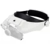 Donau Elektronik KBLP60 Premium LED Headband Magnifier 1.5x-11.5x White