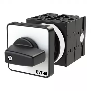 Eaton T0-4-8251/E 2-Pole Switch, Black/White 013971