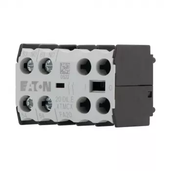 Eaton 20DILE pomoćni kontaktni blok, 45 x 86 x 58 mm, -25 do 50 °C, crno-bijeli 010208