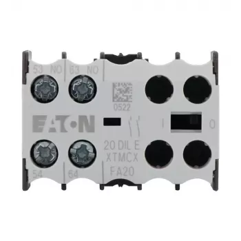 Eaton 20DILE pomoćni kontaktni blok, 45 x 86 x 58 mm, -25 do 50 °C, crno-bijeli 010208