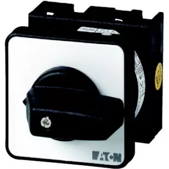 Eaton T0-4-8223/E Toggle Switch, 4-Pole, Black/Silver 050712
