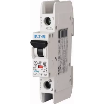 Eaton FAZ-C10/1-NA zaštitni prekidač strujnog kruga (MCB), 10 A, 1-polni, C-karakteristika, 6 kA, 230 V AC, DIN tračnica 102087