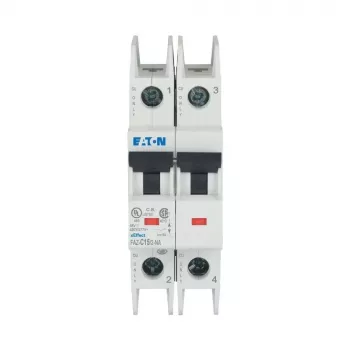 Eaton FAZ-C15/2-NA 15 A 2-polni zaštitni prekidač strujnog kruga s C-karakteristikom (MCB) 102169