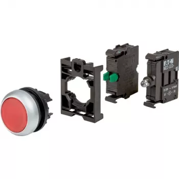 Eaton M22-DL-R-K10LED-BVP osvijetljena tipka, prednji prsten plastični 110932