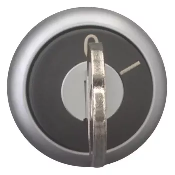 Eaton M22-WRS-MS20 ključni preklopni pogon, 2 položaja, uglavljivanje, ključ MS20, titan-metalni prednji prsten, crna 111779