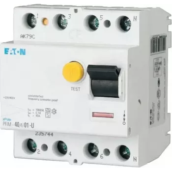 EATON PFIM-63/4/003-G/F zaštitna sklopka struje kvara 63A 4-polna 30mA tip G/F 187358