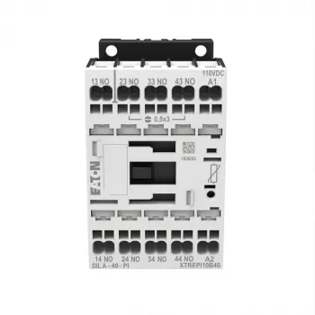 EATON DILA-40(24VDC)-PI Auxiliary Contactor 24VDC 4 NO Push-in Terminals 199208