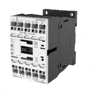 Eaton DILM9-01(24VD) energetski kontaktor, 3-polni, 9 A, zavojnica 24 V DC 199238