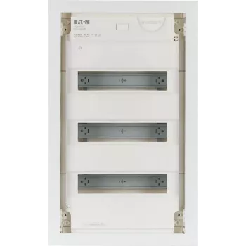 Eaton KLV-36HWP-F nadžbukni razvodni ormar, 3 reda, 36 modula, prozirna vrata, bijeli 178810