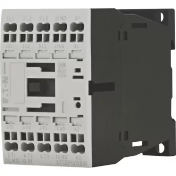 Eaton DILM15-10(24VDC)-PI Power Contactor, 3 NO, 24 V DC, 170 A 199253
