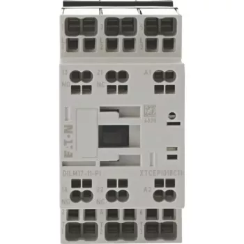 Eaton DILM17-11(RDC24)-PI Power Contactor, 3 NO Main Contacts, 24 V DC Coil, 17 A 199283